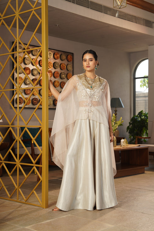 Cape with sharara